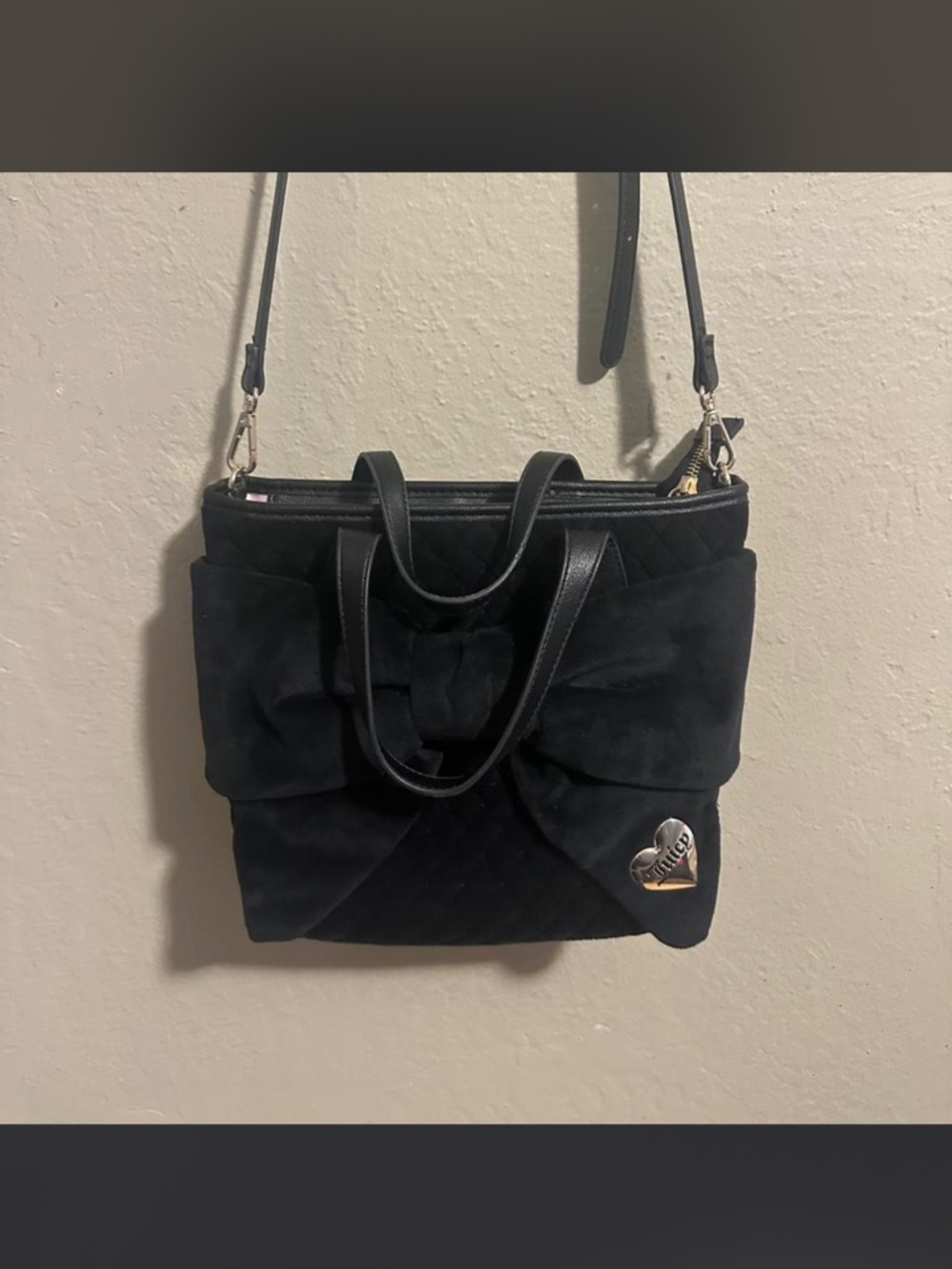 Juicy Couture velvet mini tote
